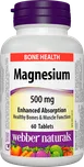 Webber Naturals Magnesium 500 mg 60 tbl.