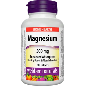 Webber Naturals Magnesium 500 mg 60 tbl.