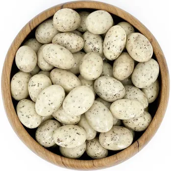 Sušené ovoce Zdravoslav Mandle v bílé čokoládě s kávou 250 g