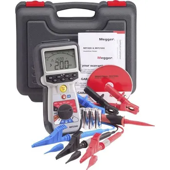 Multimetr Megger MIT2500 tester izolací 50 V, 100 V, 250 V, 500 V, 1000 V, 2500 V, 200 GΩ