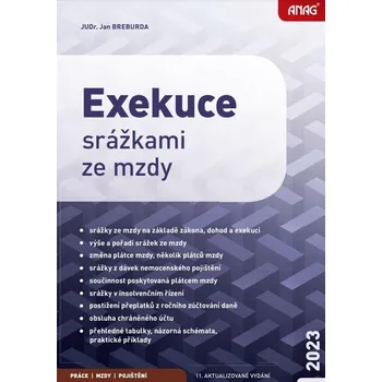 Exekuce srážkami ze mzdy 2023 - Jan Breburda (2023, brožovaná) Exekuce srážkami ze mzdy 2023 - Jan Breburda (2023, brožovaná)