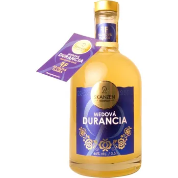 Pálenka SKANZEN durancia medová 44% 0,5l (holá láhev)