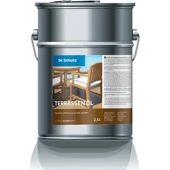 barva a nátěr na dřevo CC SCHUTZ Terasový olej světlý 1L