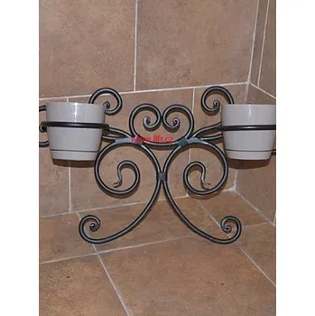 Stojan na květiny Kovaná dekorace 35