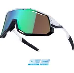 Brýle Force Attic zelené kontrastní sklo bílá-černá