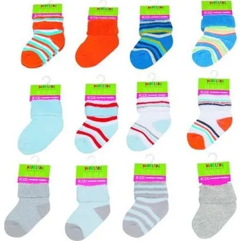 Pidilidi Kojenecké froté ponožky (0 až 6m), Pidilidi, PD506, kluk Velikost: 0-6m, SizeAge: 0-6m