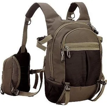 Městský batoh Behr batoh Back-Pack De Luxe (5604514) (Tento kvalitně zpracovaný batoh je určen především pro vláčkaře či muškaře.)