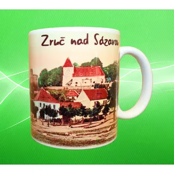 hrnek s Městem Zruč nad Sázavou 75 ml (Hrneček s motivem města)