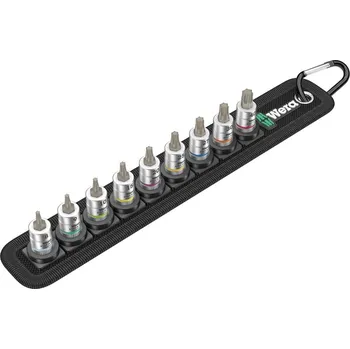 Bit Sada nástrčných klíčů s přídržnou funkcí 1/4" TORX® T8-T40, 9 ks Wera 05003882001