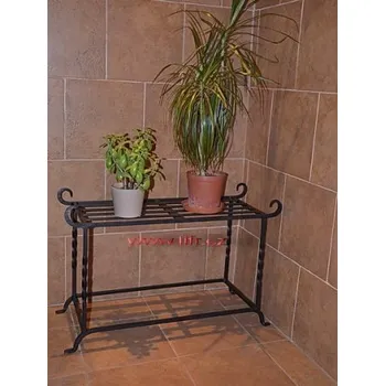 Stojan na květiny Kovaný květinový stolek Martin 2