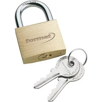 Visací zámek Visací zámek, mosazný 30mm FORMAT