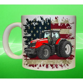 hrnek s traktorem Massey Ferguson 8670