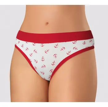 Kalhotky Kalhotky modalové dámské Andrie PS 1005 Kotva červené Barva: červená, Velikost: L