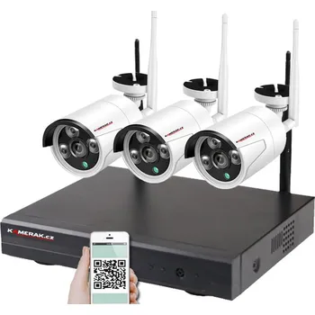 Couvací kamera Bezdrátový 3 kamerový set WiFi IP PRO WIP3-302C 5MPx, CZ menu