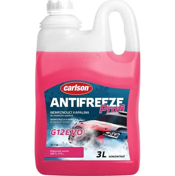 Nemrznoucí směs do chladiče Chladící kapalina G12 Evo Carlson Antifreeze Profi 3l - koncentrát pro další ředění