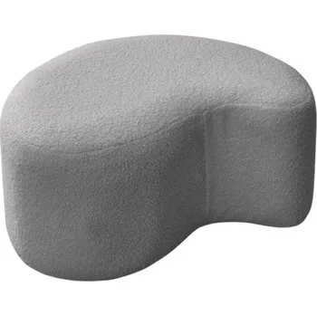 Taburet Šedý čalouněný taburet Miuform Miuf 64 x 68 cm