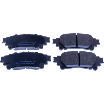 Brzdová destička Sada brzdových destiček, kotoučová brzda DENCKERMANN B111390