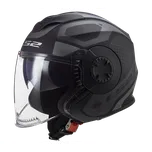Otevřená helma LS2 OF570 Verso Marker Matt Black Titanium - XXS