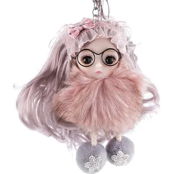 Přívěsek na batoh / klíče - 1 pudrová