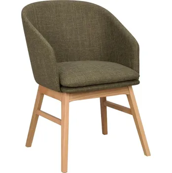 Jídelní židle Zelená látková jídelní židle ROWICO WINDHAM