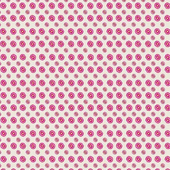 Balící papír Recyklovaný balící papír, potištěný originální kresbou od Alči, růžové kytičky, rozměr 90x134cm