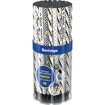 Grafitová tužka Berlingo Vortex, 72ks, bez pryže