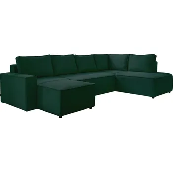 Pohovka Miuform Manšestrová rozkládací pohovka Brave Dave 322 cm, pravá