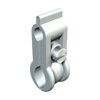 kabelová chránička OBO 4024 9-16 Příchytka napínacího drátu, 9-16mm, světle šedá Polystyrol, PS