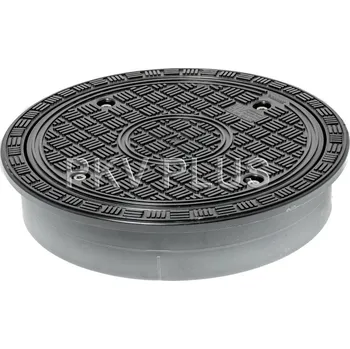 Kanalizační potrubí Poklop kruhový, s kulatým víkem, A15, DN315 (pouze na hladkou rouru)