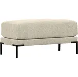 WOOOD Pískově hnědá látková podnožka Coulee 100 x 50 cm