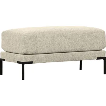 Taburet WOOOD Pískově hnědá látková podnožka Coulee 100 x 50 cm