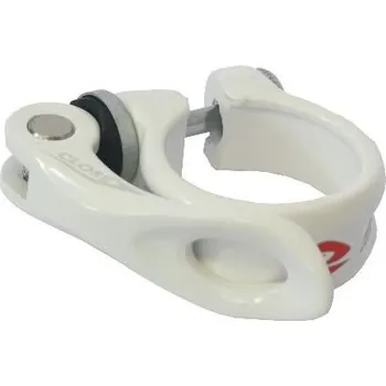 Sedlovka Zoom sedlová objímka AT-109 34.9 mm (bílá)