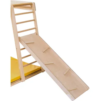 skluzavka Dřevěná oboustranná skluzavka k dětskému hřišti Cliff