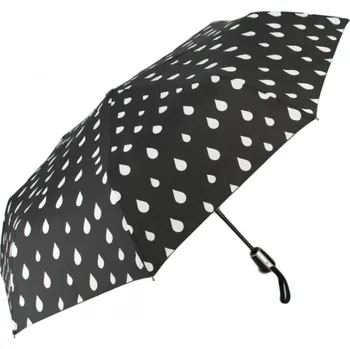 Deštník Doppler Fiber Magic Rain Drop měnící barvu černý