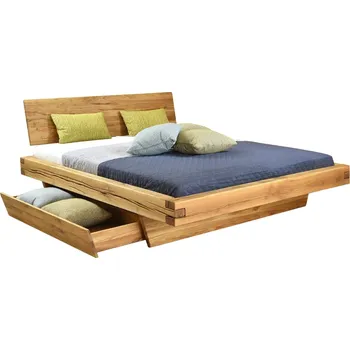 Postel Woody Masivní dubová postel Matteo 180 x 200 cm