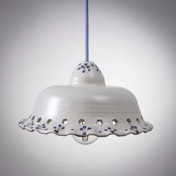 Na-chalupu.cz LUSTR V MKOR Keramický lustr 1xE27 Modré korálky