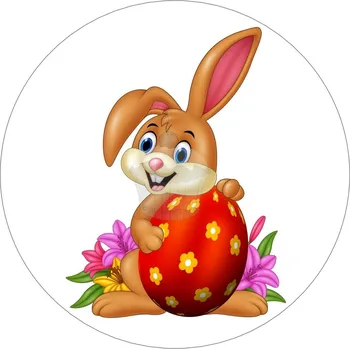 Jedlá dekorace na dort Caketools Jedlý papír "Velikonoční zajíček 4" A4