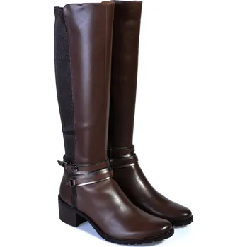 Dámské kozačky Dámské kozačky 9/9-25514/21 CAPRICE hnědá Barva: dark brown, Velikost: 37