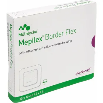 Krytí na ránu Krytí Mepilex Border Flex 10x10cm 5 ks