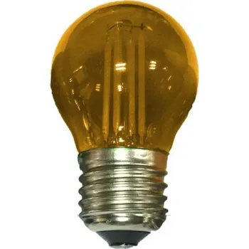 Žárovka ACA LED Glamour E27 4W oranžová