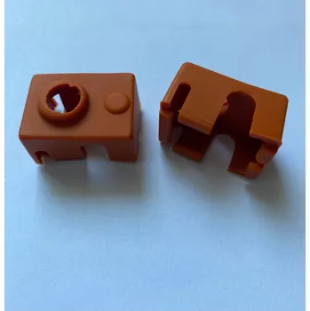 Příslušenství k 3D tiskárně Silikonová ochrana pro originální kostku E3D V6 - Průša - cihlová