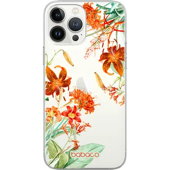 Pouzdro na mobilní telefon Babaco Ochranný kryt na iPhone 14 Pro MAX - Babaco, Flowers 057 BPCFLOW66718