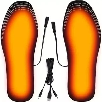 Vložka do bot Vyhřívané zastříhávací vložky do obuvi vel. 41-46 s USB kabelem