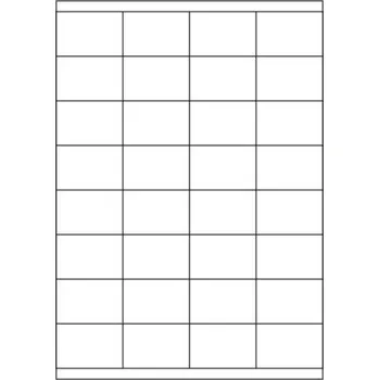 Samolepící etiketa Etikety PRINT 52,5x35 mm bílé (100xA4)