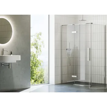 Ravak Pevná stěna COOL! COPS COPS-90 chrom+transparent X9VV70A00Z1 + voucher# Dodatečná sleva 5% kód: KOUPELNA