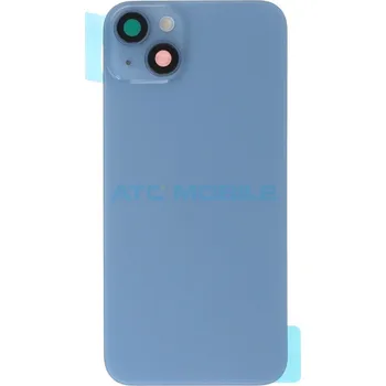 Náhradní kryt pro mobilní telefon iPhone 14 Plus zadní kryt (sklo) s logem, rámečkem včetně magnetů, blesku, sklíček kamer, modrý (OEM a zpět 44 Kč s ATC Clubem