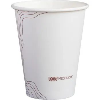 Jednorázové nádobí Cater Kelímek na kávu EKO papírový 235ml (8oz)/ 50ks