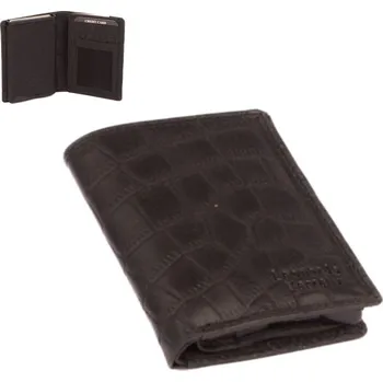 Obal na doklad Leonardo Verrelli Luxusní pouzdro na karty černé