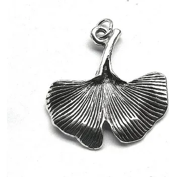 Přívěsek Stříbrný přívěsek list ginkgo biloba - DN57 (Stříbrný list jinanu)