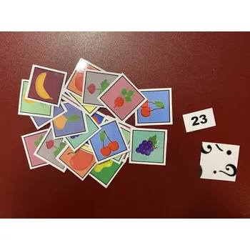 Pexeso HandMade by VeJa Velké pexeso vel.XL č.23 - Ovoce (24kousků)